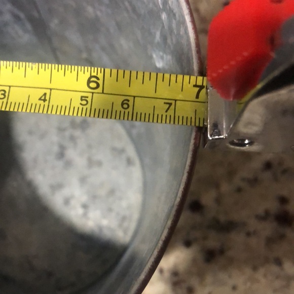 Farmhouse Galvanized Metal Farm Fresh Flowers And Garden Planter Pot Home Decor - Picture 7 of 9